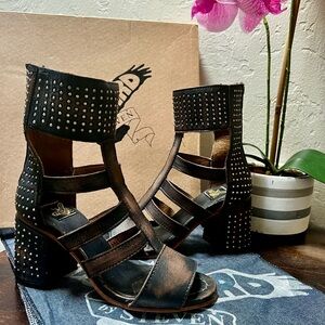 RARE NEVER WORN Freebird by Steven OG Zelda Heels Boots Sz 8 BNIB